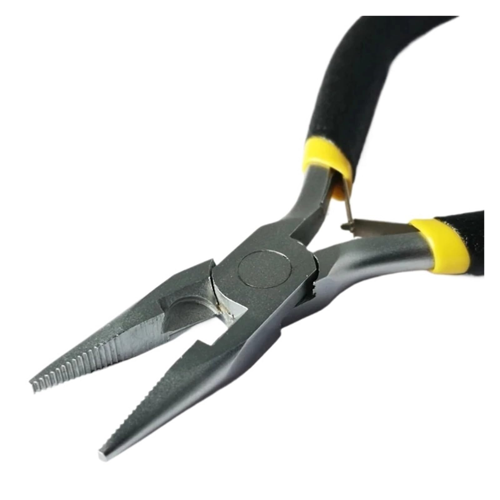 Hudfvioi 1Pcs Pliers Set 4.5 Inch Needle Nose Pliers With Anti-Slip Handle, Small Long For Jewelry Making, Electronic Repair For Electrician Repair Tools(1Pcs)