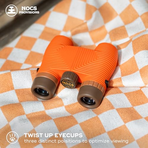 Image of Nocs Provisions Standard Issue 8x25 Waterproof Binoculars, 8X Magnification, Bak4 Prism, Wide View Multi-Coated Lenses for Bird Watching, Hiking & Backpacking - Alpaca Purple