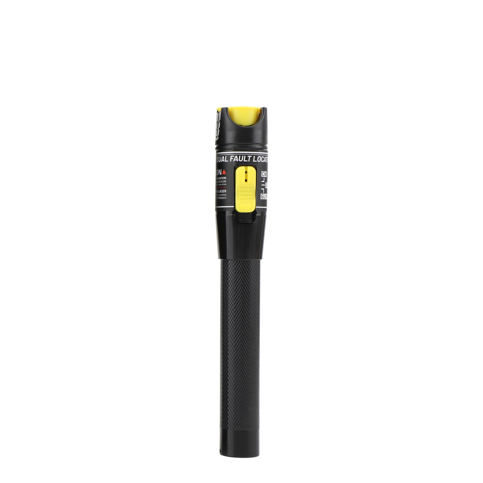 Glasfaser Tester 100mW 100KM Visual Fault Locator Glasfaserkabel Tester Fiber Optische, 100KM VFL Glasfaser für 2,5 mm SC/FC/ST-Stecker Glasfaserprüfung, Gelb