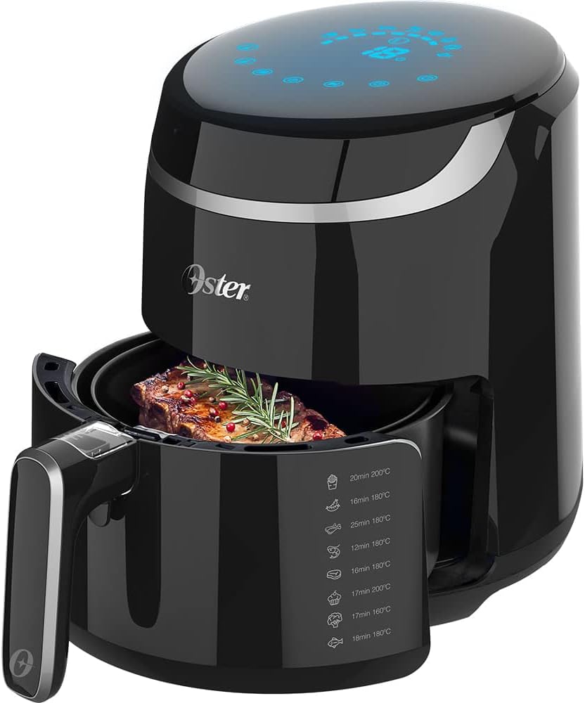 Oster Digital Fryer with the basket removed, showing the interior