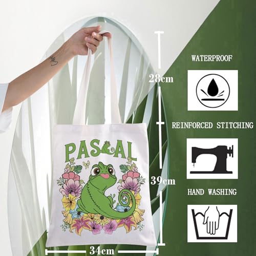 Bolso Tote Chameleon WZMPA Regalo Amante Del Camaleón miniatura 4