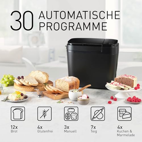 Panasonic SD-R2530K Automatischer Brotbackautomat, 30 Programme, Schwarz
