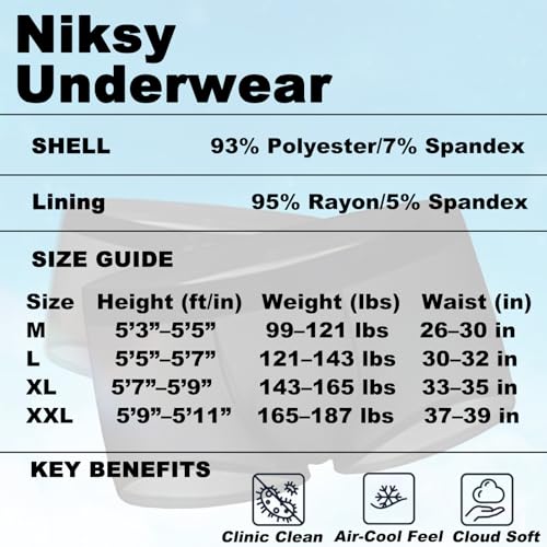 Niksy Underwear, Men's Ultra-Thin Ice Silk Transparent Boxer Briefs, Sexy See Through Boxers Bulge Pouch Boxer Briefs2