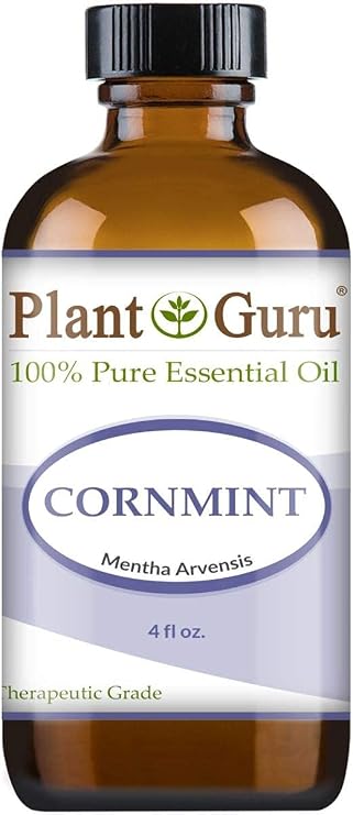 Cornmint Essential Oil 4 oz (Japanese Peppermint) 100% Pure Undiluted Therapeutic Grade.