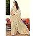 Womens Organza Silk Laurel Green Saree With Blouse Piece