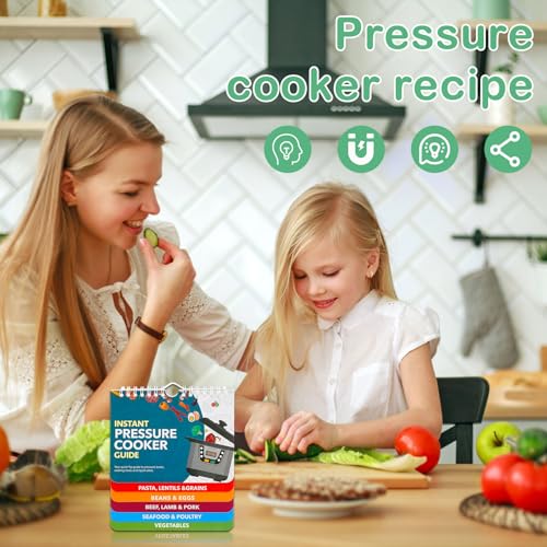 Air Fryer Cheat Sheet Magnets Cooking Guide Booklet, Air Fryer Recipe Book Air Fryer Cooking Times Chart Magnetic Keto Food Guide Air Fryer Accessories Temp Guide (Pressure Cooker Recipes) - Image 6