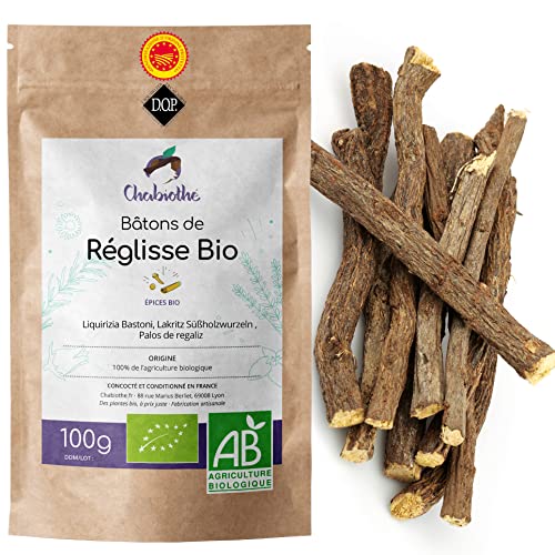 BIO Lakritz Süßholzwurzeln Sticks 100g (12 Stöcke mindestens)