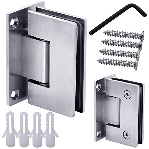 1 Porte di Vetro Cerniera Cardine Box Doccia Porta...