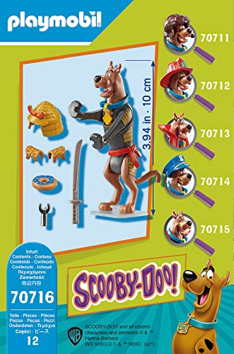 PLAYMOBIL SCOOBY-DOO! 70716 Collectible Samurai Figure, for Children Ages 5+, Multicoloured - Image 3
