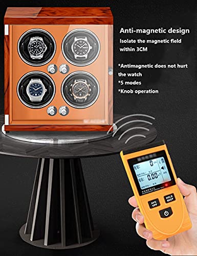 Devanado vertical de relojes automáticos con laca de piano negra 6