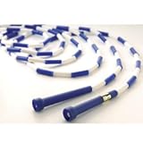 Segmented Skip Rope 8&apos; Blue&sol;White