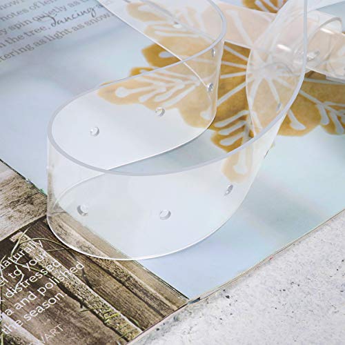 Women Belt Joker Resin Plastic Full Transparent Belt Round Shape Buckle Belt Jeans Accessories, 13