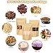 Blisstime Stand Up Pouches, 50 Pack Kraft Paper Bags with Matte Window and Tear Notch Resealable Bags for Small Business Home Use (4.7 X 7.9 Inches)
