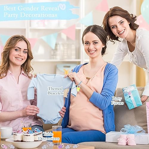 Image of 150 Mini Pacifiers for Baby Shower Game(5 Color), 0.86 Inch Plastic Pacifiers for Baby Shower, Gender Reveal Party Favors Table Decoration, Multicolor
