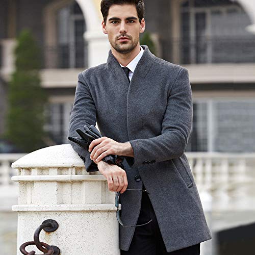 Homebaby Giacca Blazer di Lana da Uomo Elegante