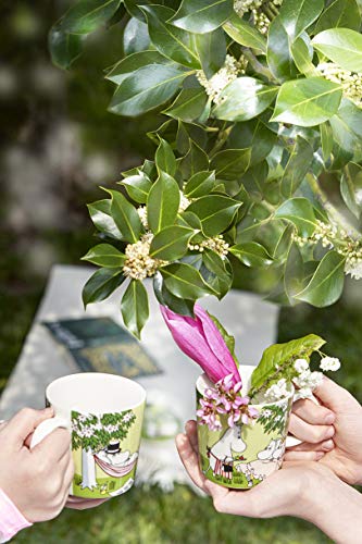 Arabia Moomin - Taza de porcelana (0,3 L), diseño con texto "Relaxing" - Imagen 4