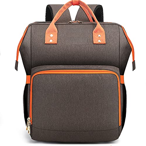 Image of Baby Diaper Bag Backpack with Changing Station - Waterproof, Large 30L Capacity for Boy, Girl, Mom, Dad - Travel Baby Bag with Stroller Straps, Insulated Pockets - 16.5x9.4x14" - Baby Shower Gifts