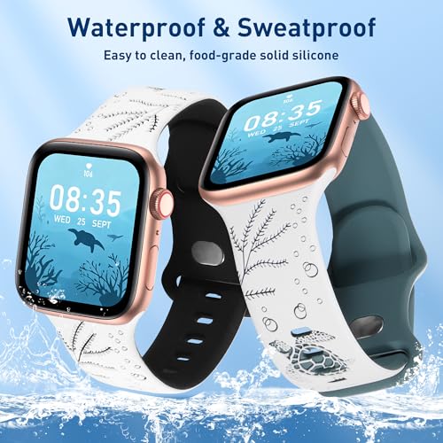 Sea Turtle Engraved Apple Watch Band - $6.99 with code JU627E3R - Image 4