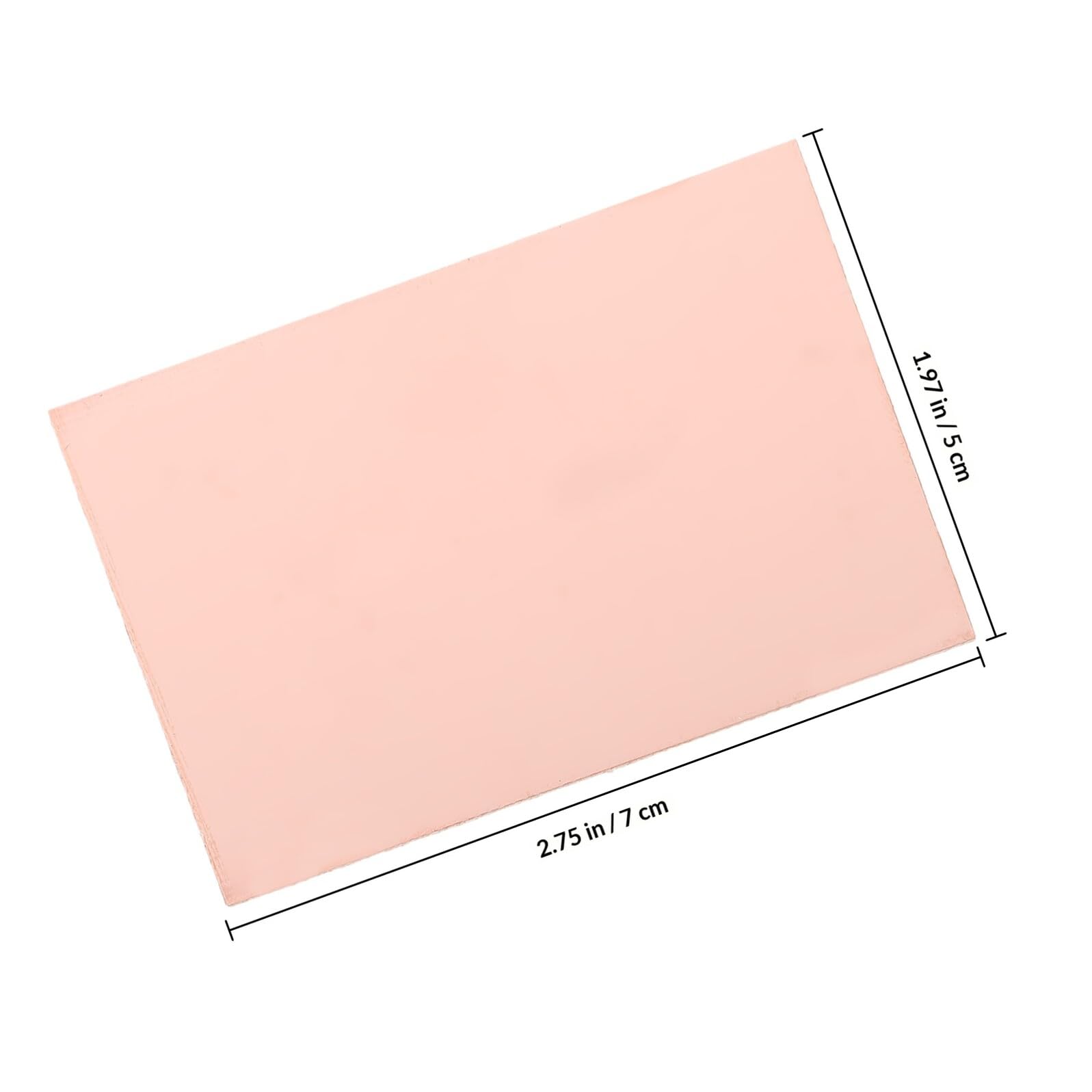 Homoyoyo 10 Pezzi Schede Pcb Singola Faccia 5x7 Cm in Vetronite Fr4 Rivestite Rame per Progetti Elettronici Fai da Te, Circuito Stampato Compatto per Esperimenti e Saldatura