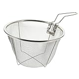 GLEAVI 1Stück Frittierkorb Faltbarer Haushalts Mit Langem Griff Zum Braten Von Snacks Wie Hähnchen Und Fischkugeln Langlebig Und Leicht Zu Reinigen