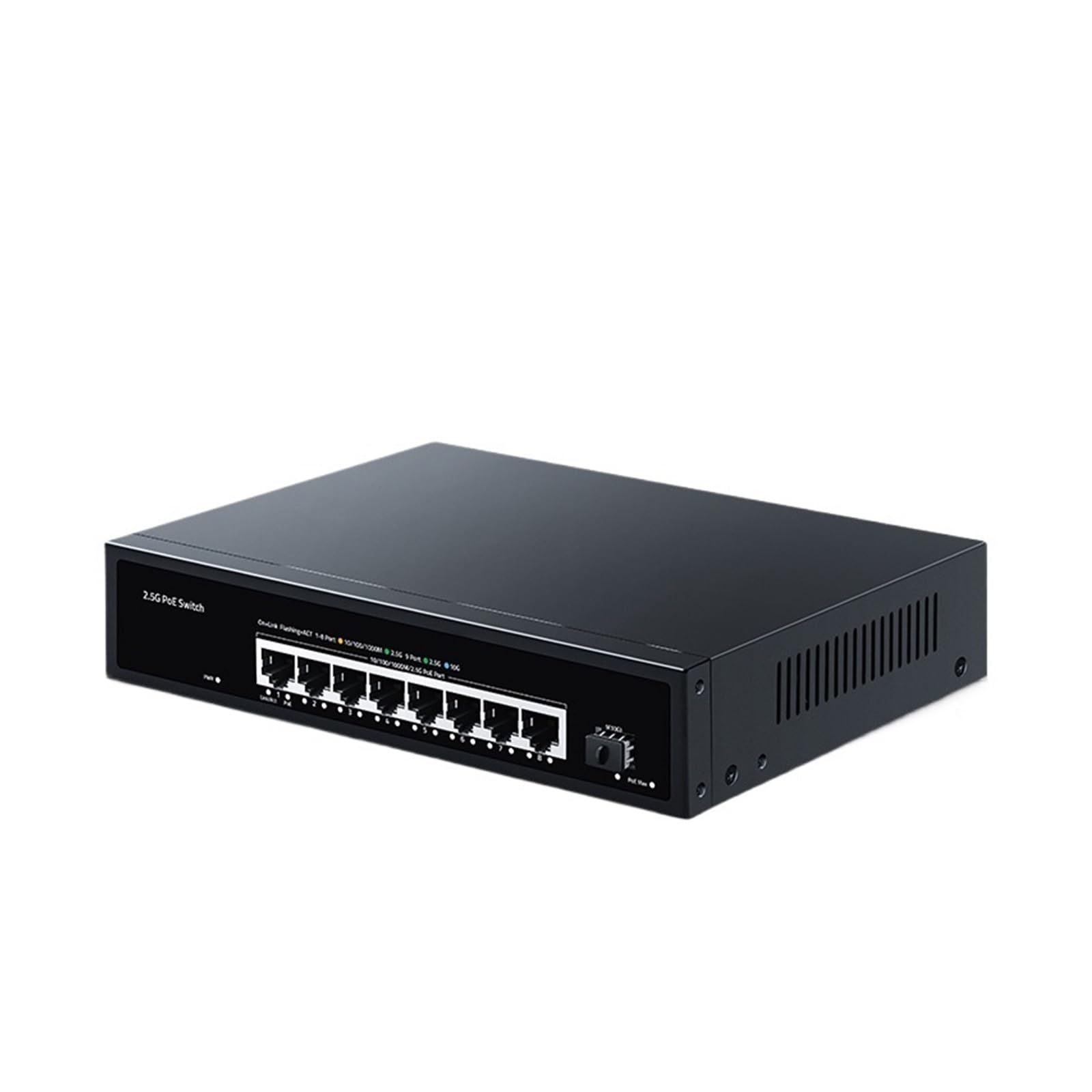 Switch PoE 2,5G 8 ports Ethernet 2,5GBASE-T SFP+ 10G 100W