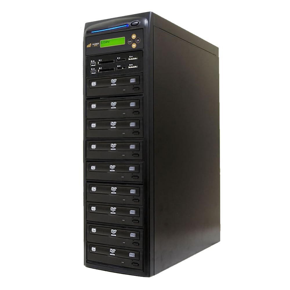 Acumen Disc 1 to 8 Crossover DVD Duplicator - Flash &amp; Disc Copier AD08-MMP