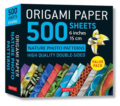 Tuttle Origami Paper with Nature Photo Patterns