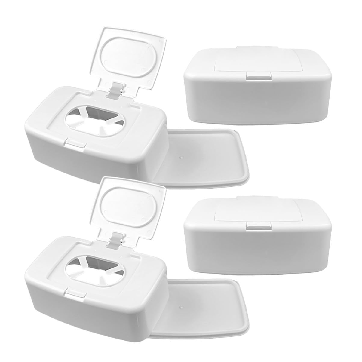 Distributeur de lingettes rigide au design épuré pour maison - 8