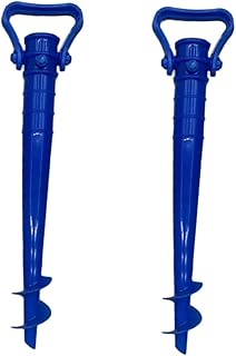 YARNOW 2 Pçs Suporte De Metal Guarda-Chuva Suporte De Estaca De Solo Guarda-Chuva De Praia Âncora De Solo Guarda-Chuva De Praia Suporte De Areia Suporte De Guarda-Chuva Suporte De Base