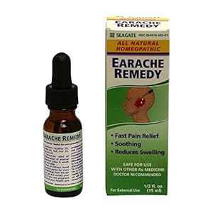 Seagate Products Homeopathic Olive Leaf Extract Earache Remedy, 0.5 Fl Oz (Pack of 1)