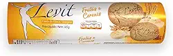 Biscoito Integral Frutas E Cereais Levit 145G, Dallas Alimentos, Biscoito Doce Integral Com Cereais E Frutas, Amarelo, 0% Gordura Trans E Ideal Para Dietas Com Mais Fibras, Alimentação Integral E Sab