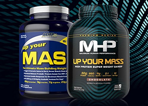 MHP, Up Your Mass Weight Gainer, Fudge Brownie, 5 Pound (Discontinued)