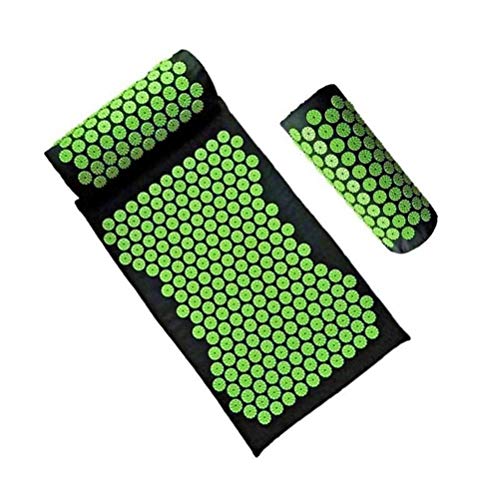Wghz Wellness Therapy Acupressure Mat Set,Acupuncture Massage Mat Pillow Set Back Body Massage Spike Mat Cushion Set Massage Yoga Mat Body Muscle Relax Spike Pad Wghz Wellness Therapy Acupressure Mat Set,Acupuncture Massage Mat Pillow Set Back Body Massage Spike Mat Cushion Set Massage Yoga Mat Body Muscle Relax Spike Pad