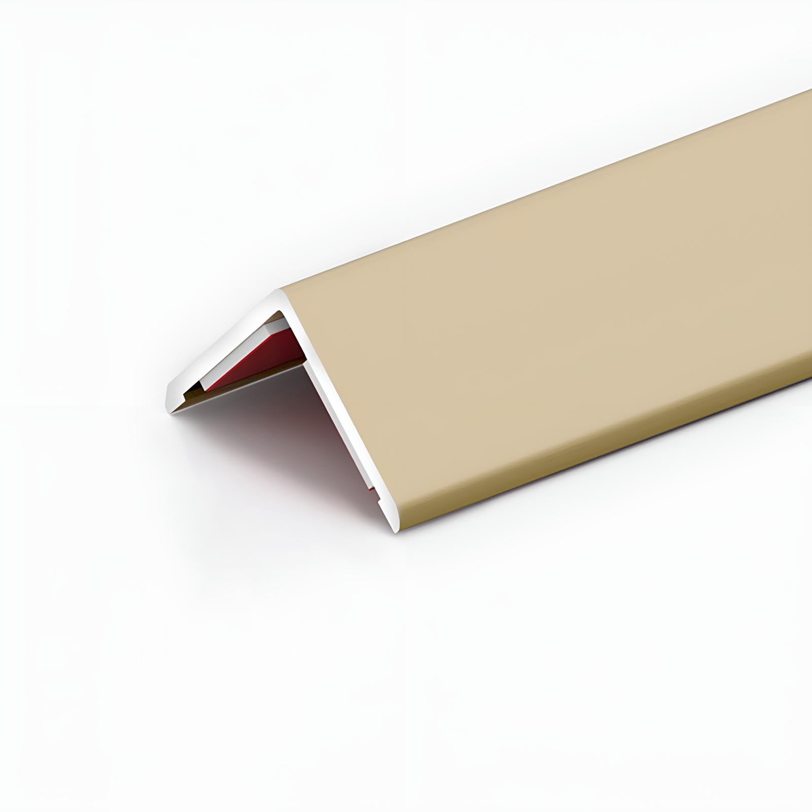 Raouoae Edge Protection Profile, Self-Adhesive Aluminum Alloy Corner & Angle Protector, 3x100cm For Safe, Elegant Solutions In Kitchens, Children’s Rooms & Workshops(Apfelgold,Breite 1.5 cm)