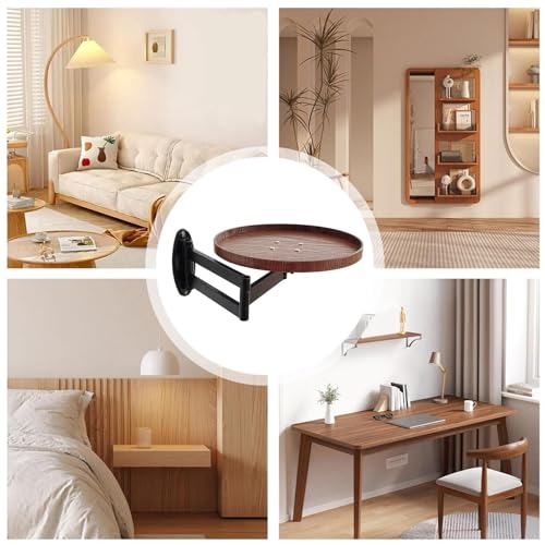 Support mural bureau flottant pour mur pliable salon et chambre