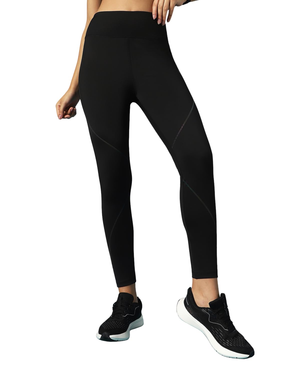 Women's Activewear Leggings - Quick Dry | Mid-Rise Ankle-Length Gym Leggings for Women – Breathable, Stretchy Polyester Yoga Pants | Workout Tights