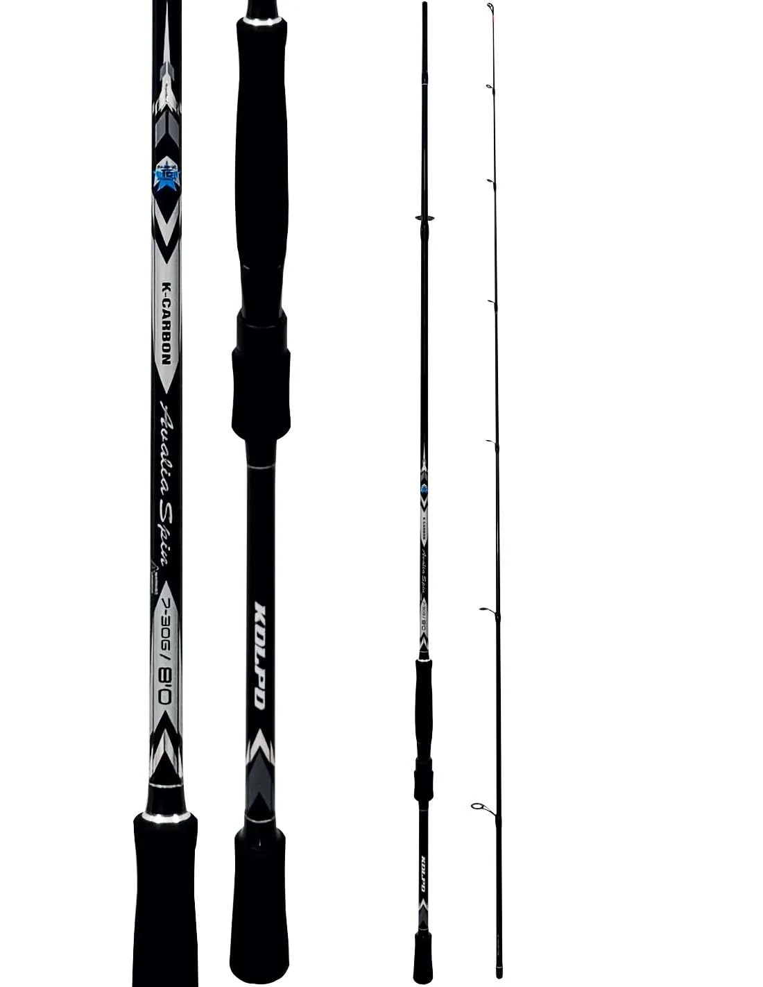 Kolpo Avalia Spin canna da pesca Spinning in carbonio 210 cm 10-40 g ideale per la pesca in mare e acqua dolce