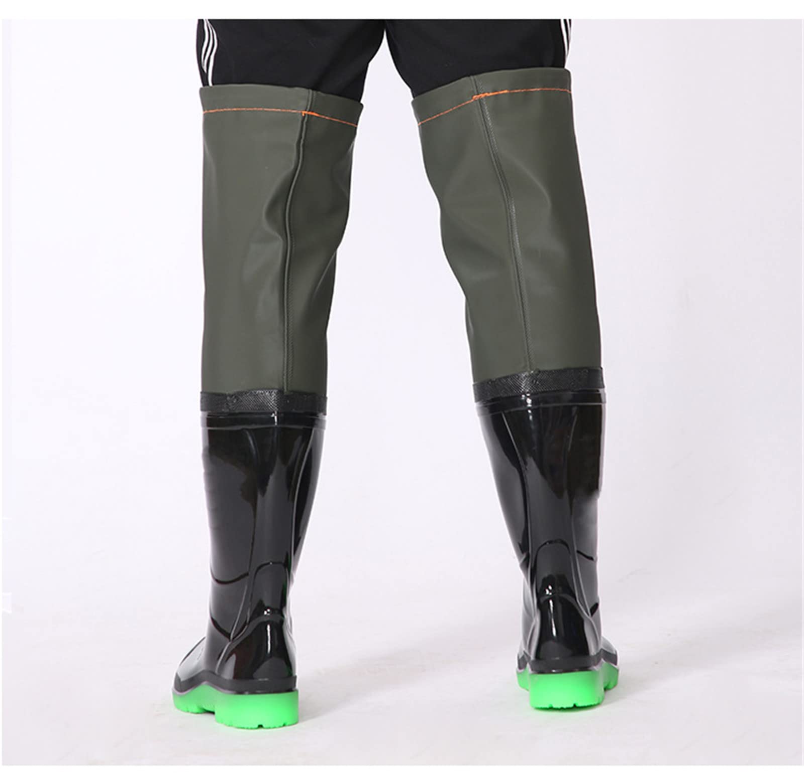 Waders Traspiranti Antiscivolo per Pesca, Caccia, Agricoltura E Sport Acquatici - Calzature Leggere, Durevoli E Impermeabili per Uomini E Donne,39EU,Green