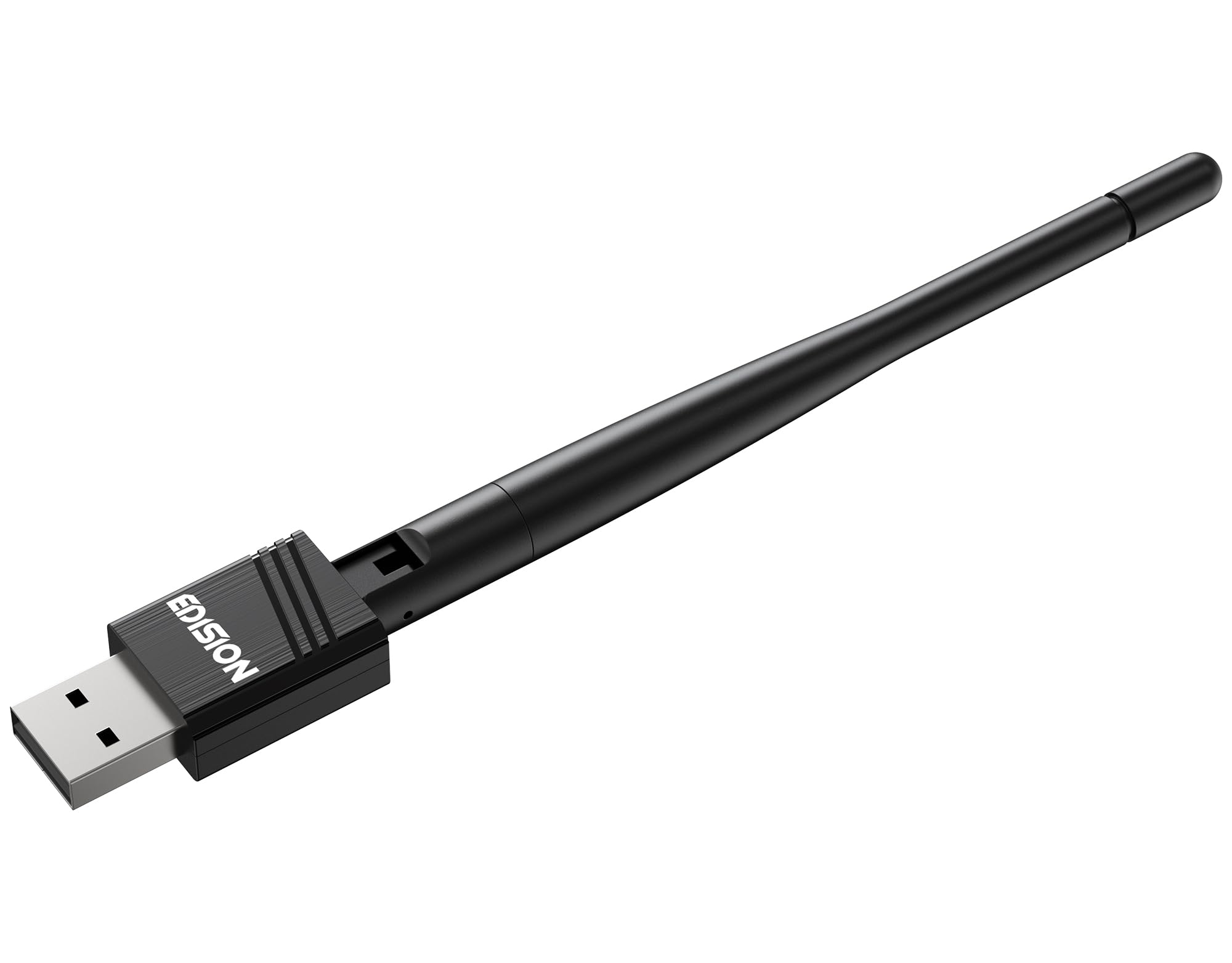 EDISION Adapter USB WiFi EDI-MEGA 2, klucz WiFi MTK7601, 150 Mbps, 2,4 GHz, antena przechylana, kompatybilny z Picco T265 pro HD, Ping T2/C, Proton S2 plus, mały, Picneck, Windows i Linux