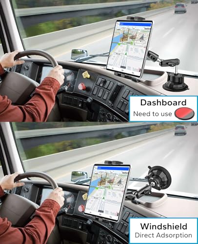 Support de tablette pour cabine de routier fixation tableau de bord robuste - 2