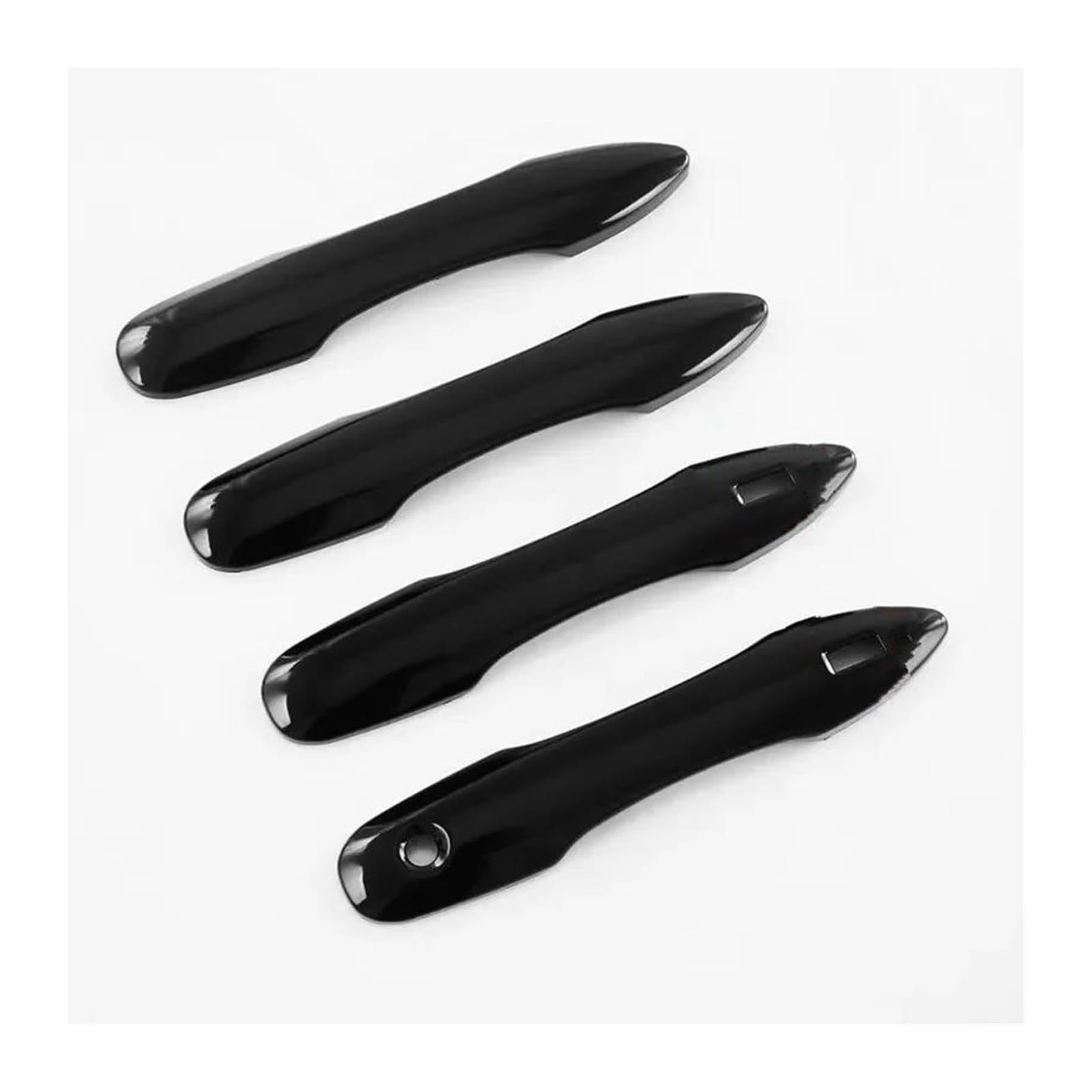Hckclmbmzw Style6 For Toyota For Camry For Daihatsu For Altis Xv70 2018-2024 Glossy Black Chrome Car Door Handle Cover Bowl Trim Sticker Styling Door Handle Cover(Style6)