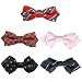 Bundle Monster 5 pc Boys Adjustable Elastic Pre-Tied Bow Tie Accessory Sets