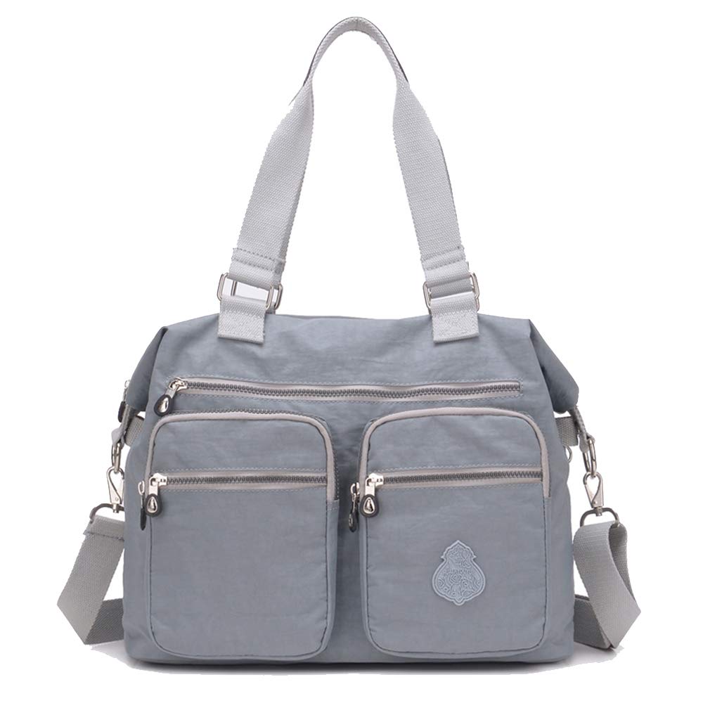 Casual Borsa a mano da Donna con Tracolla Borse a Spalla Messenger per le Signore Grigio