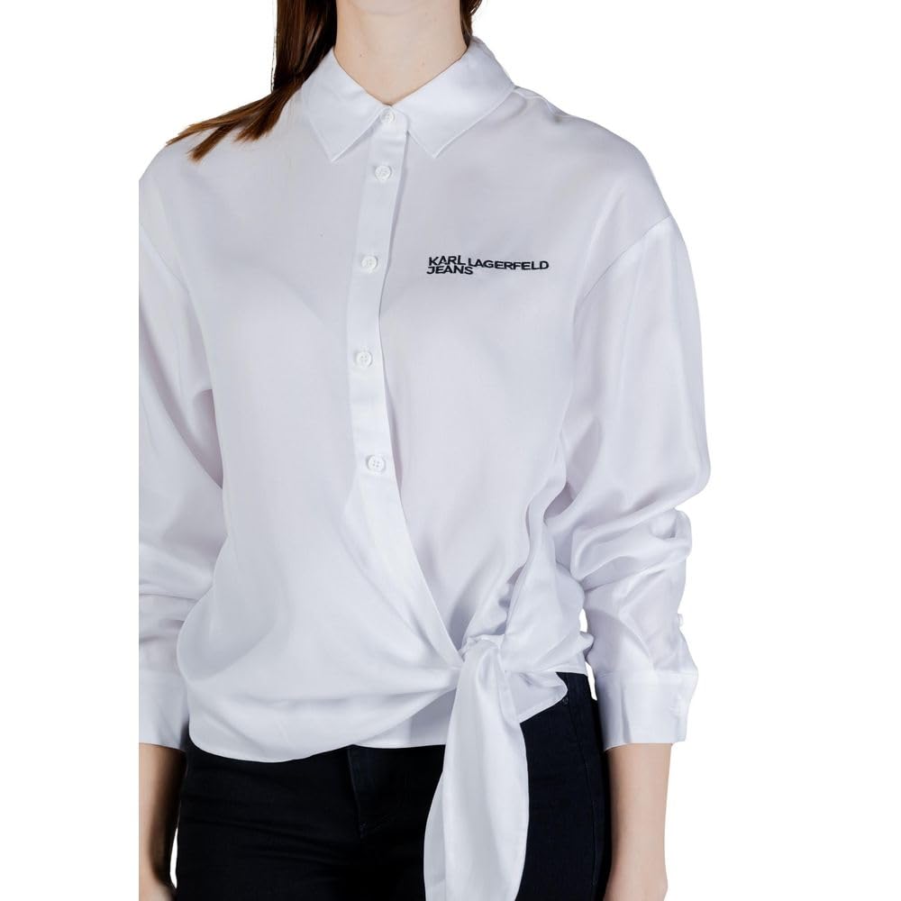 Karl Lagerfeld Jeans Damen Tied Blouse