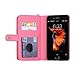Urvoix iPhone 6 / iPhone 6S Case, Woven Skin Leather Zipper Wallet Detachable/Separable Magnetic Back Shell Cover w/ Hand Strap, Card Slots for iPhone6/6S (4.7
