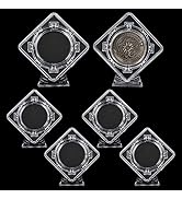 WEBEEDY - Llavero redondo de 3 piezas para monedas, llavero