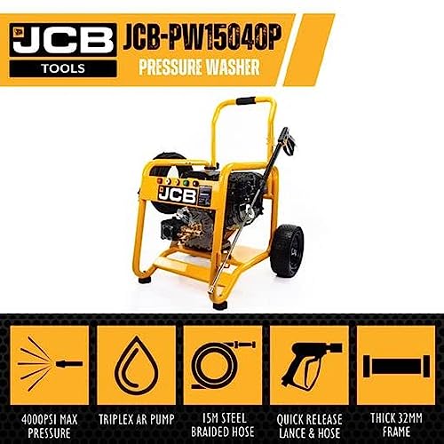 JCB Heavy-Duty Petrol Pressure Washer
