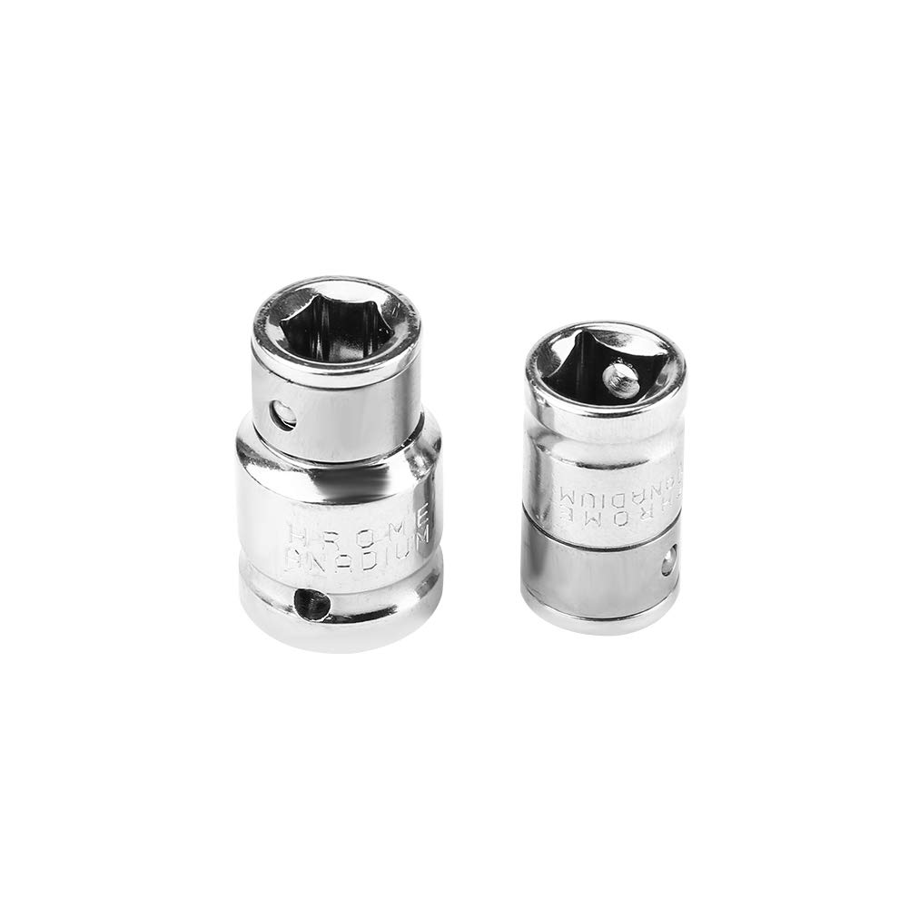Zestaw bitów wielozębnych, 40-częściowy zestaw narzędzi Torx i z gniazdem sześciokątnym z adapterem napędowym 1/5.1 cm i 3/20.3 cm, stal stopowa, w zestawie skrzynka narzędziowa