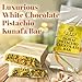 Ceres Gourmet Dubai Chocolate Bar Pistachio 3.5 Oz, White Chocolate Knafeh, Perfectly Portioned Packaging Dubai Chocolate, Premium Kunafa Chocolate Bars (3.5 Oz, Dark Chocolate)