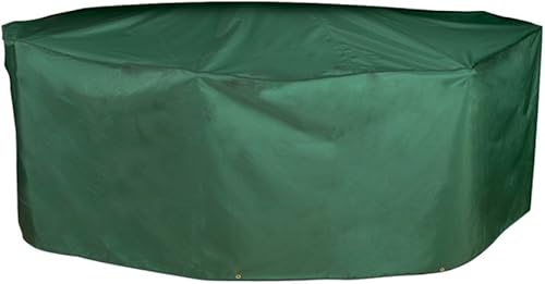 Bosmere Juego de 8 asientos rectangular resistente a la intemperie para patio al aire libre, 116 pulgadas de largo x 80 pulgadas de ancho x 36